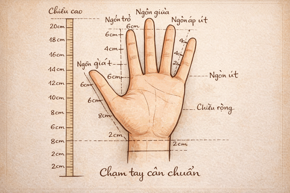 Hướng dẫn chụp ảnh bàn tay